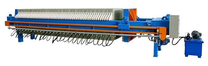 Hydraulically Powered Filter Press